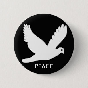 Badge Rond 5 Cm Bouton de PAIX