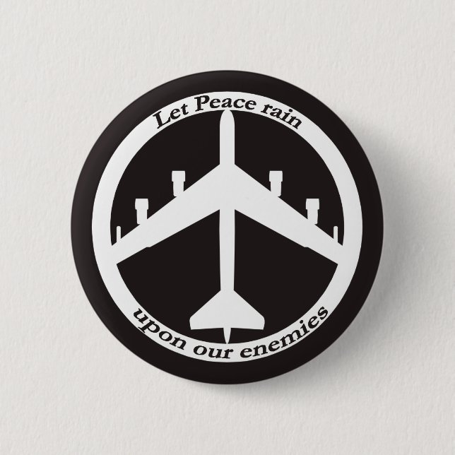 Badge Rond 5 Cm Bouton de paix (Devant)