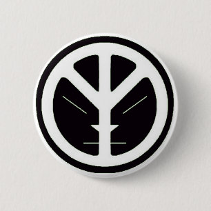 Badge Rond 5 Cm Bouton de PAIX du nuage XI