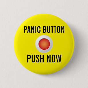 Badge Rond 5 Cm Bouton de panique