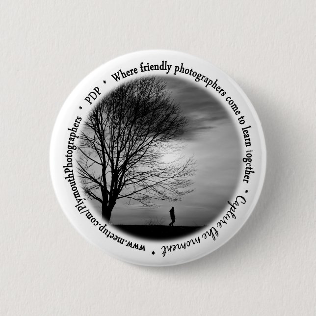 Badge Rond 5 Cm Bouton de PDP (Devant)