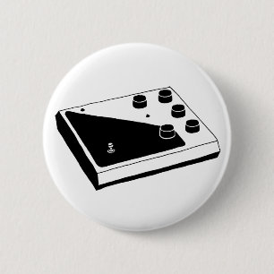 Badge Rond 5 Cm Bouton de pédale de mémoire