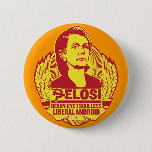 Badge Rond 5 Cm Bouton de Pelosi