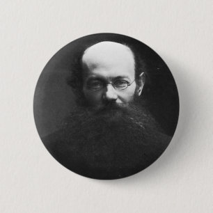 Badge Rond 5 Cm Bouton de Peter Kropotkin