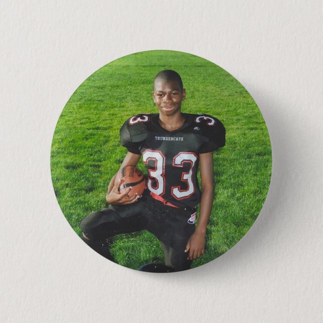 Badge Rond 5 Cm Bouton de photo de sports (Devant)
