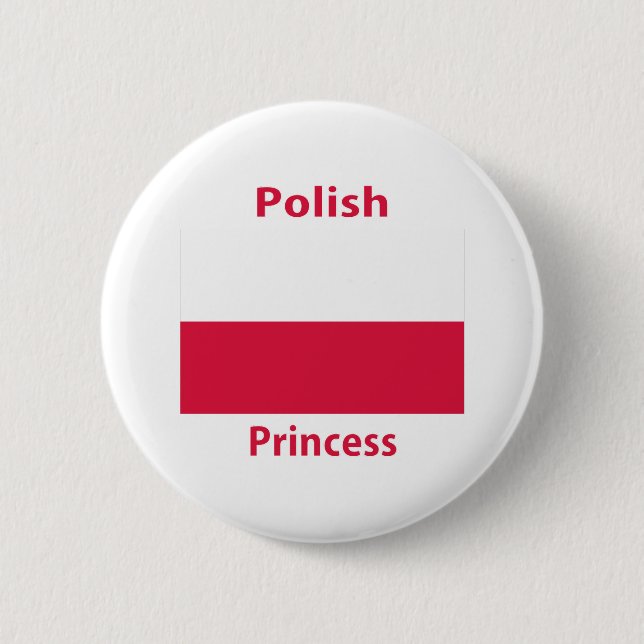 Badge Rond 5 Cm Bouton de Polandpr (Devant)