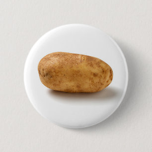 Badge Rond 5 Cm Bouton de pomme de terre