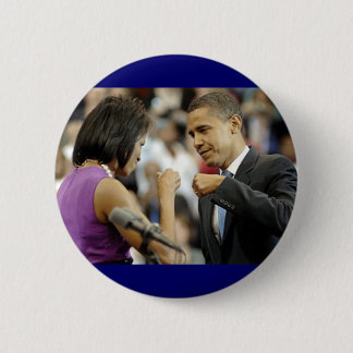 Badge Rond 5 Cm Bouton de pompe de poing d'Obama
