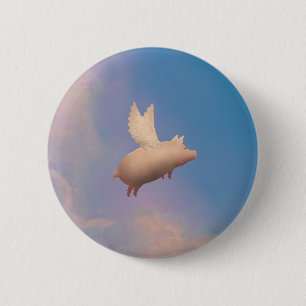 Badge Rond 5 Cm bouton de porc de vol