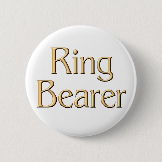 Badge Rond 5 Cm Bouton de porteur d'alliances (Devant)