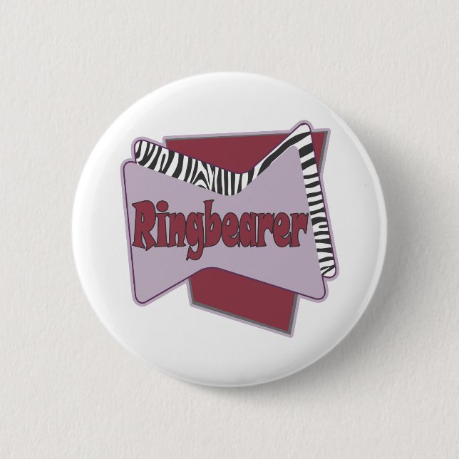 Badge Rond 5 Cm Bouton de porteur d'alliances (Devant)