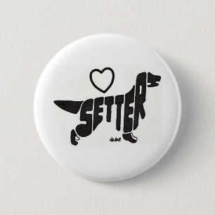 BADGE ROND 5 CM BOUTON DE POSEURS D'AMOUR