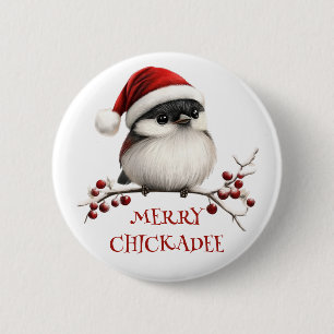 Badge Rond 5 Cm Bouton de poulet