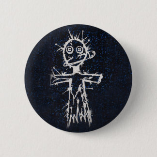 Badge Rond 5 Cm Bouton de poupée de vaudou
