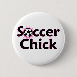 Badge Rond 5 Cm Bouton de poussin du football