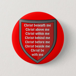 Badge Rond 5 Cm Bouton de prière de Saint Patrick