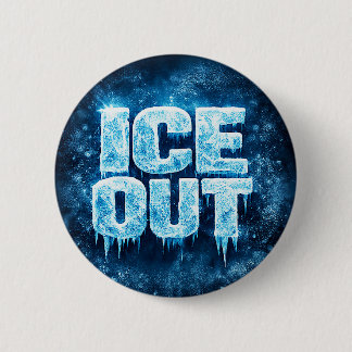 Badge Rond 5 Cm bouton de protestation "ICE OUT"
