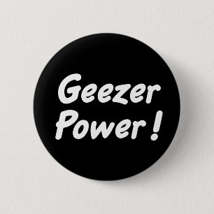 Badge Rond 5 Cm Bouton de puissance de bonhomme