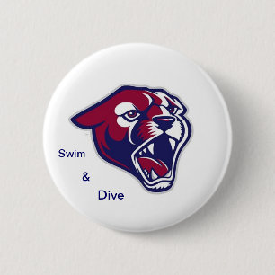 Badge Rond 5 Cm Bouton de puma d'équipe