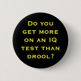 Badge Rond 5 Cm Bouton de question de Q.I.