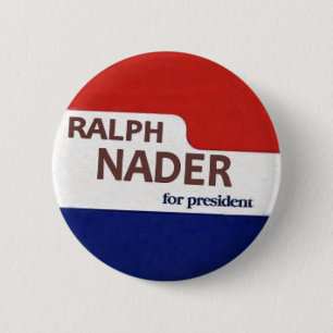 Badge Rond 5 Cm Bouton de Ralph Nader