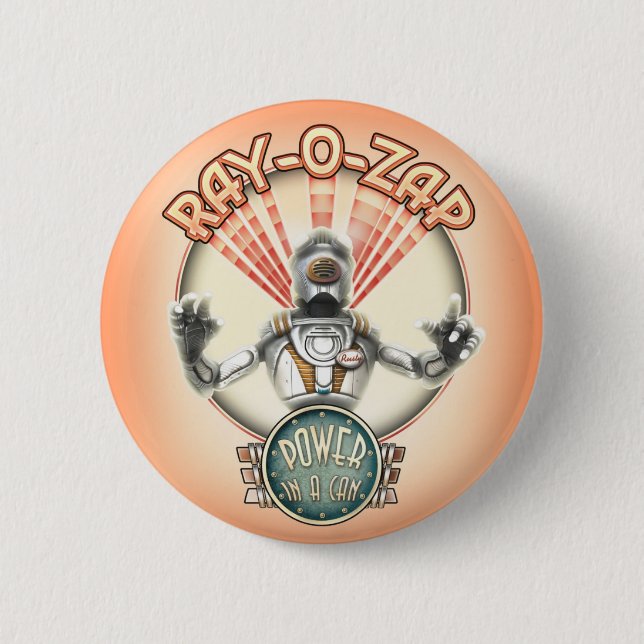 Badge Rond 5 Cm Bouton de Rayon-o-vlan (Devant)
