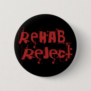 Badge Rond 5 Cm Bouton de rejet de réadaptation