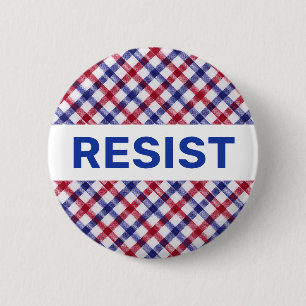 Badge Rond 5 Cm Bouton de résistance patriotique Politique