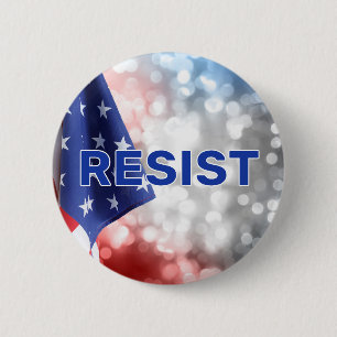 Badge Rond 5 Cm Bouton de résistance patriotique Politique