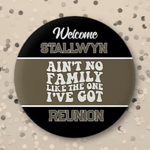 Badge Rond 5 Cm Bouton de réunion de famille de Funloy