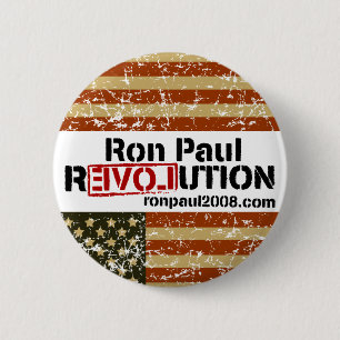 Badge Rond 5 Cm Bouton de révolution de Ron Paul
