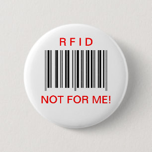 Badge Rond 5 Cm Bouton de "RFID"