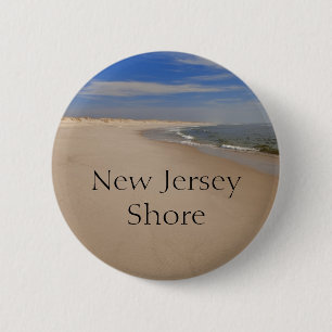 Badge Rond 5 Cm Bouton de rivage de NJ