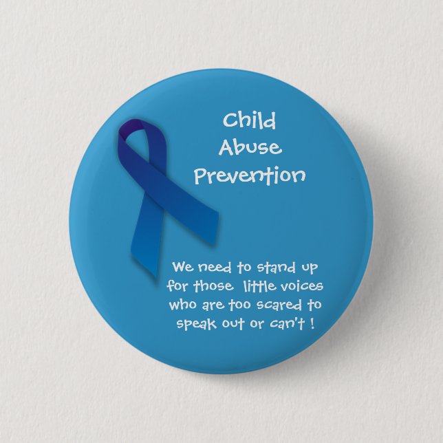 Badge Rond 5 Cm Bouton de ruban bleu (Devant)