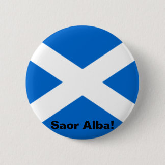 Badge Rond 5 Cm Bouton de Saltire