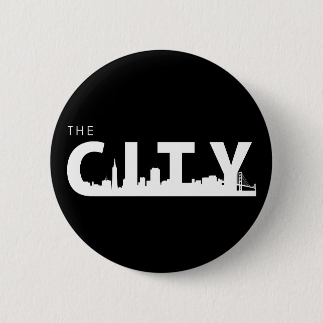Badge Rond 5 Cm Bouton de San Francisco (Devant)