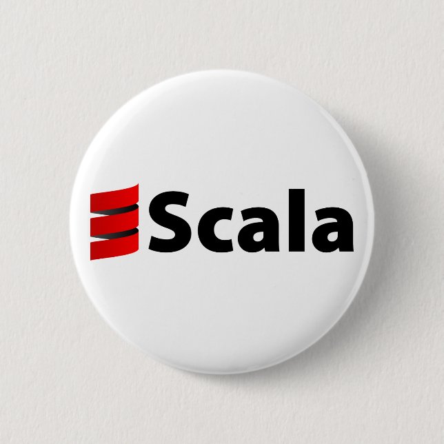 Badge Rond 5 Cm Bouton de Scala, logo de Scala (Devant)