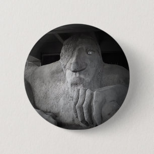 Badge Rond 5 Cm Bouton de Seattle Fremont Troll