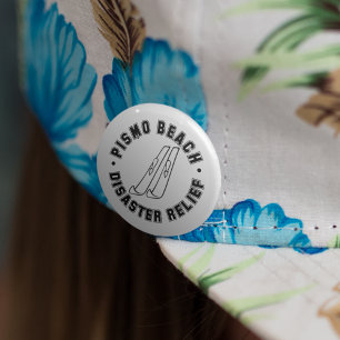 Badge Rond 5 Cm Bouton de secours après une catastrophe de Pismo B