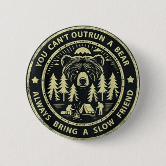 Badge Rond 5 Cm Bouton de sécurité amusant