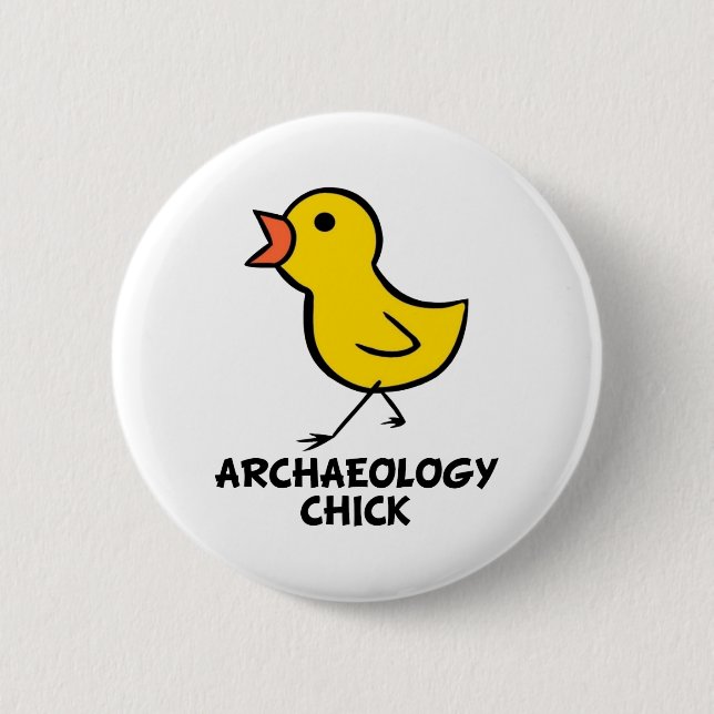 Badge Rond 5 Cm Bouton de sélection d'archéologie (Devant)