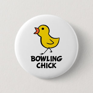 Badge Rond 5 Cm Bouton de sélection de Bowling
