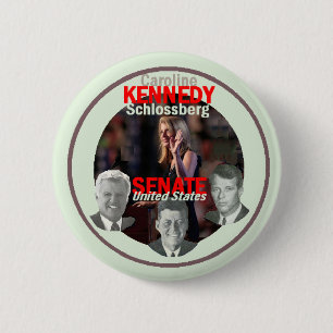 Badge Rond 5 Cm Bouton de sénat de KENNEDY