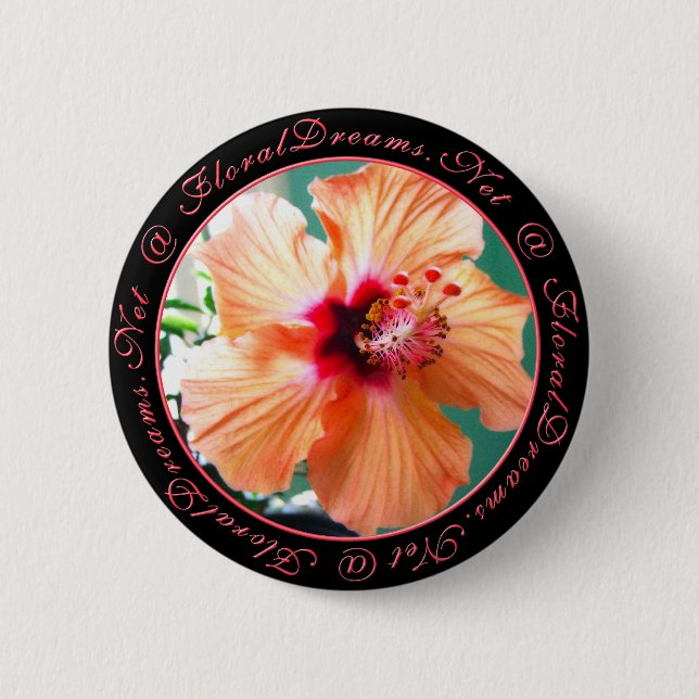 Badge Rond 5 Cm Bouton de sensation de ketmie (Devant)