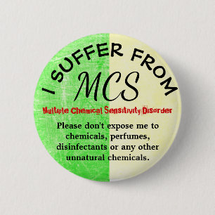 Badge Rond 5 Cm Bouton de sensibilisation et d'avertissement MCS