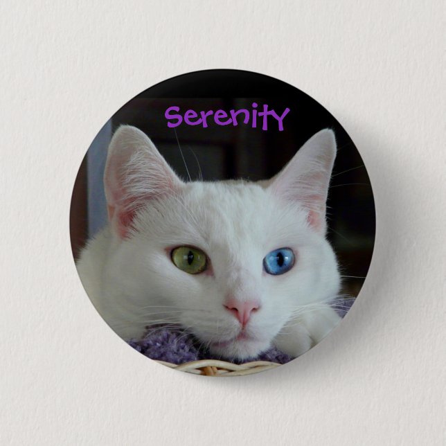 Badge Rond 5 Cm Bouton de sérénité (Devant)