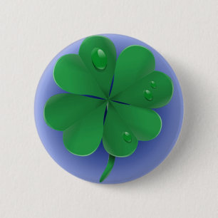 Badge Rond 5 Cm Bouton de shamrock
