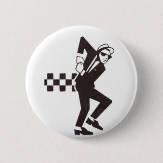 Badge Rond 5 Cm Bouton de SKA