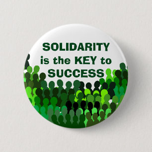 Badge Rond 5 Cm Bouton de solidarité