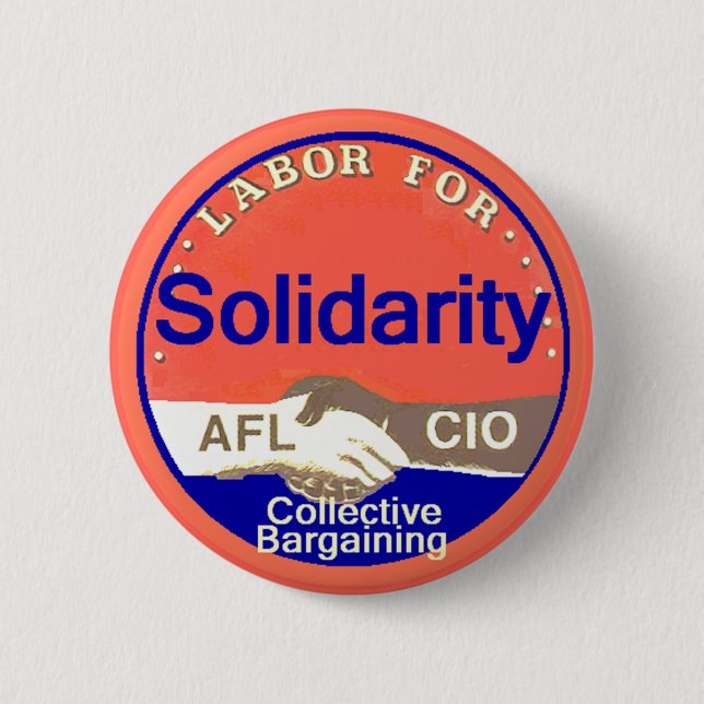 Badge Rond 5 Cm Bouton de solidarité (Devant)